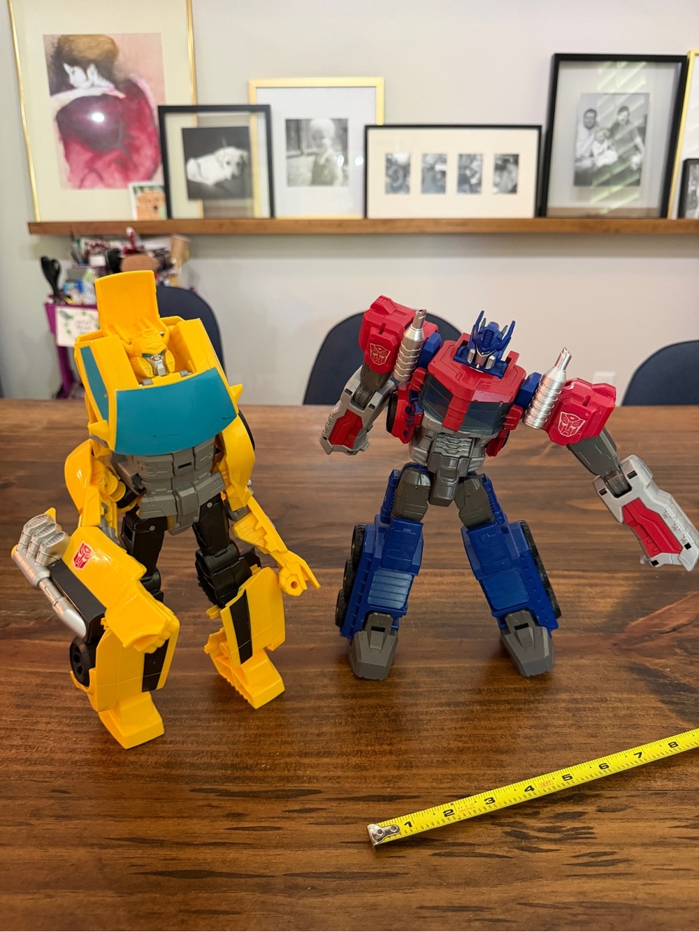 Transformers Robot Action Figures - Yellow & Blue/Red Kids Toys Set